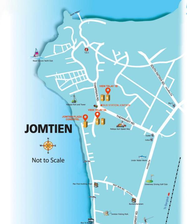 B&B View Talay 1B Studio Jomtien Pattaya Ngoại thất bức ảnh